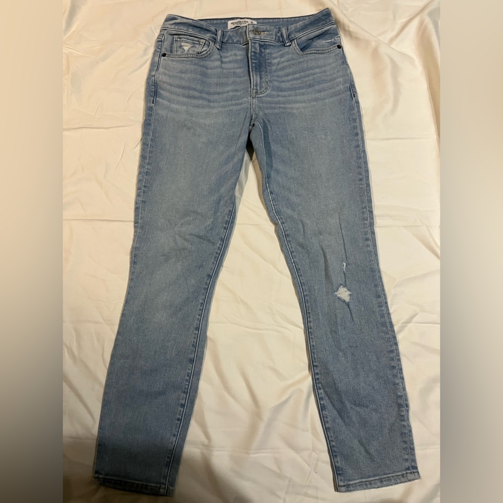 Abercrombie & Fitch Light Blue Skinny Jeans